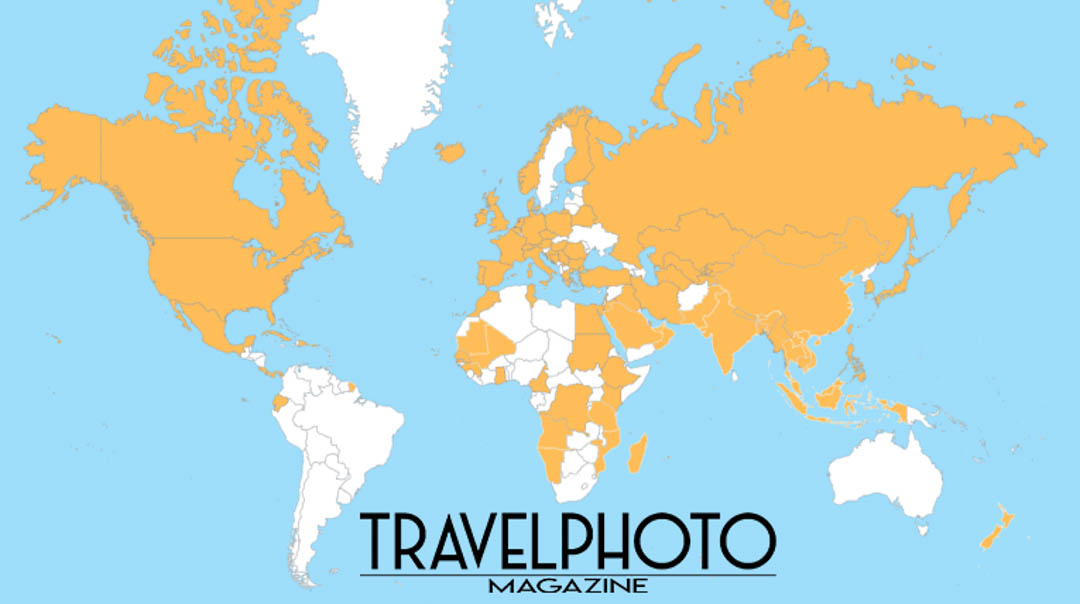 Visitas por Países - Mapas - Ano 2012