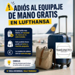 Lufthansa cobrará por el equipaje de mano en vuelos cortos: qué cambia y cómo afecta a los viajeros